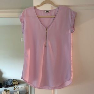 Express short sleeve blouse lavender